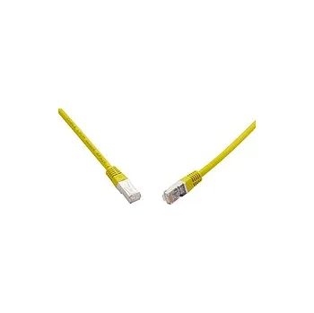 Síťový kabel SOLARIX 10G patch kabel CAT6A SFTP LSOH 10m,žlutý
