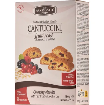 Pan Ducale Cantuccini - červené ovoce a oves 180g