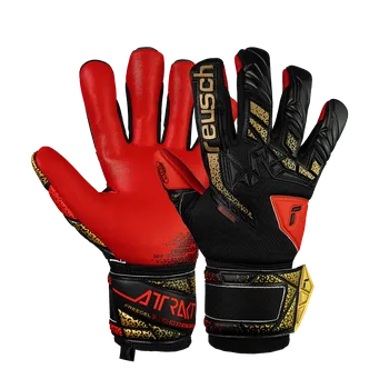 Sport Reusch Attrakt Freegel Silver černá/zlatá/červená UK 11
