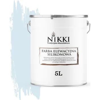 Fasádní barva Barva fasádní a nástěnná barva NIKKI 5 l ZLOMENÁ BÍLÁ DO MODRA F111 matná