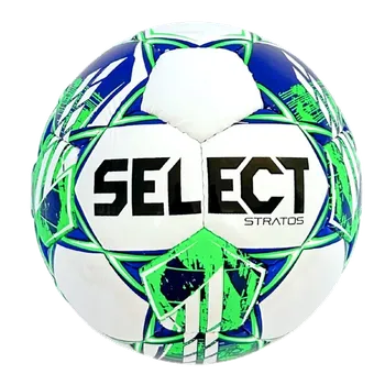 Fotbalový míč Select Stratos bílá/modrá UK 3