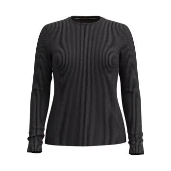 Smartwool Womens Thermal Merino Rib Crew Charcoal Heather
