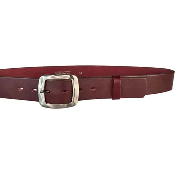 Opasek PENNY BELTS Dámský kožený opasek 51-95 bordó - 100 cm