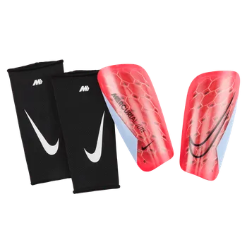 Fotbalový chránič Nike Mercurial Lite červená/černá/stříbrná UK M