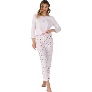 Dámské pyžamo Dámské pyžamo Enea 1495 LEVEZA růžová světlá XL