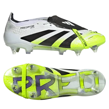 Kopačky Adidas Predator Elite FT SG bílá/černá/žlutá EUR 44
