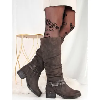 Dámské kozačky J.Botycky Zimní kozačky 7-Y9774B.BR Velikost: 40