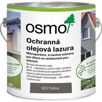 barva a nátěr na dřevo Osmo 905 Ochranná olejová lazura, Patina objem: 0,005l