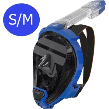 Potápěčská maska Oceanreef Celoobličejová Šnorchlovací maska OCEAN REEF ARIA QR + S/M S / M modrá