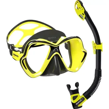 Potápěčská maska Mares Potápěčský a šnorchlovací set X-VISION ULTRA LIQUIDSKIN + REBEL DRY černá/žlutá CLYFKYFK