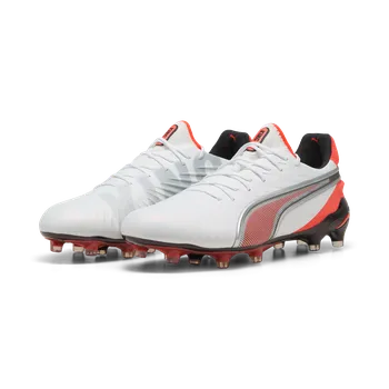 Kopačky Puma KING Ultimate FG/AG bílá/červená/černá EUR 46 1/2