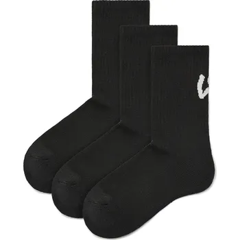 Dámské ponožky Vlnka 3 páry bavlněných ponožek s měkkým došlapem černá velikost ponožek 43-46