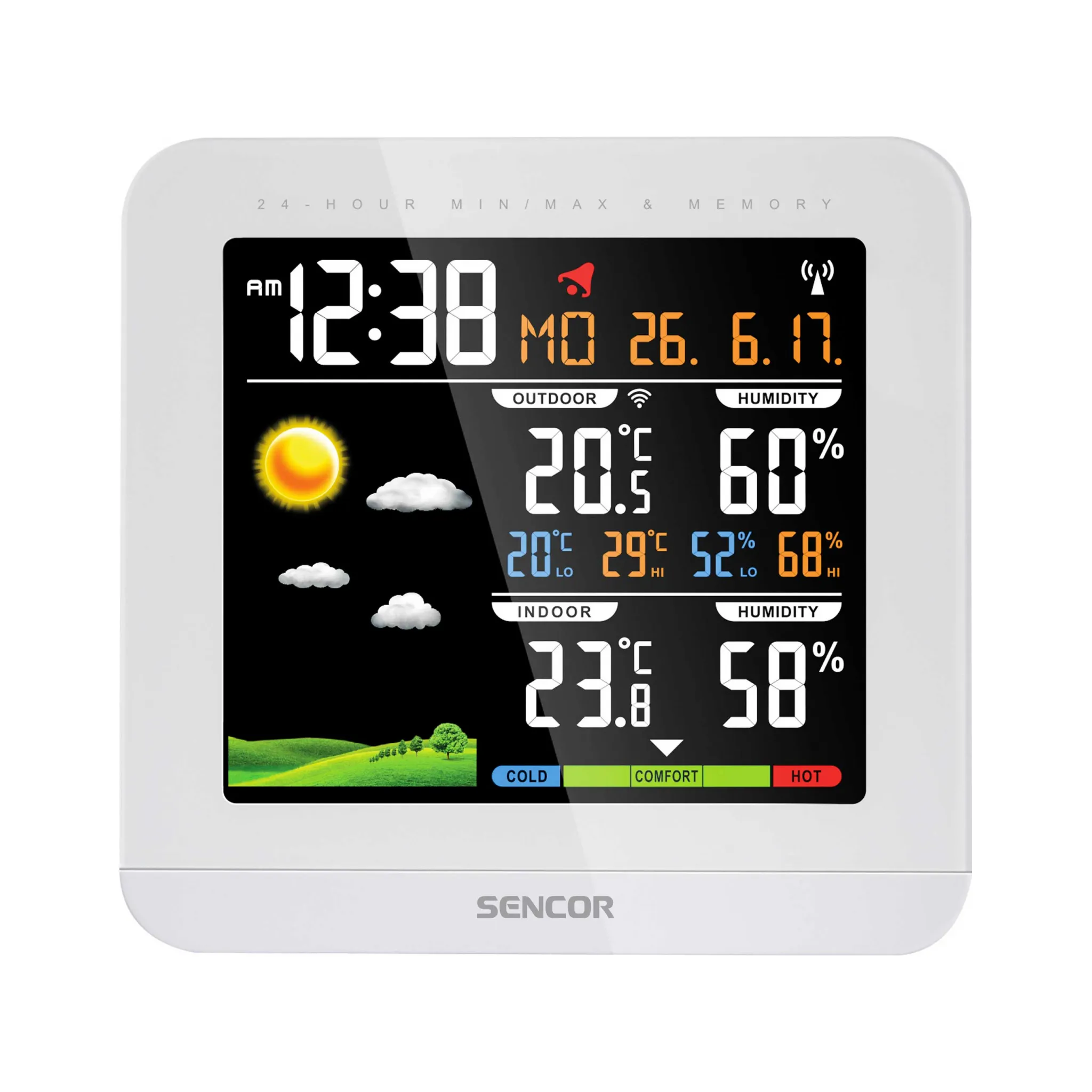 Fotografie 2 - Meteostanice Sencor SWS 5600 bílá