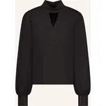 Monari Dlouhé Rukávy S Ozdobnými Kameny A Výřezem, černá