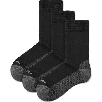 Pánské ponožky Vlnka 3 páry Merino ponožek se zdravotním lemem černá velikost ponožek 35-38