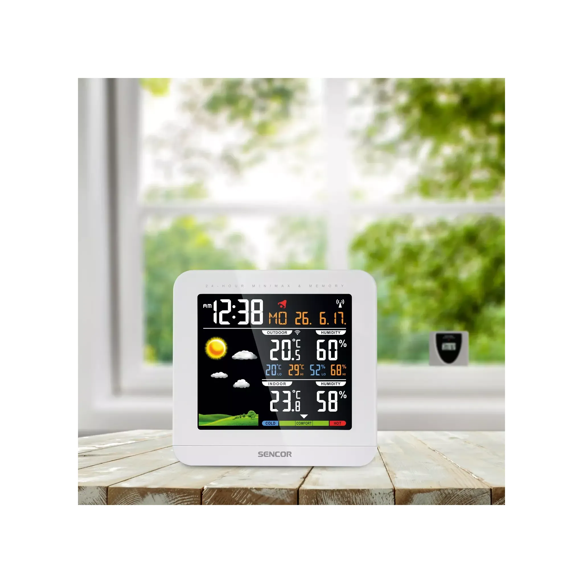 Fotografie 3 - Meteostanice Sencor SWS 5600 bílá