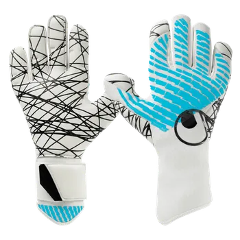 Brankářské rukavice Uhlsport FM Cybertec Ultragrip bílá/modrá UK 8,5