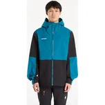 Bunda Mammut Linard Guide HS Hooded Jacket Men Black/ Deep Teal XL