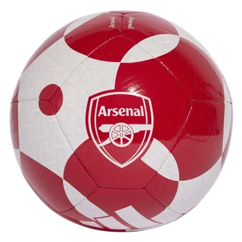 Fotbalový míč Adidas Arsenal FC Club Home červená/bílá UK 5