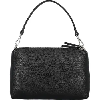 Kabelka Dámská kožená kabelka na rameno černá - Delami Vera Pelle Sussan černá
