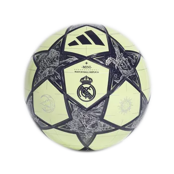 Fotbalový míč Adidas UCL Real Madrid béžová/stříbrná UK 1