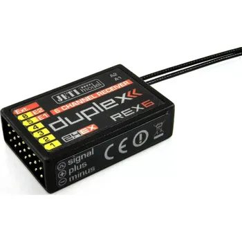 RC náhradní díl JETI model JETI DUPLEX REX 6 Assist 2,4Ghz přijímač