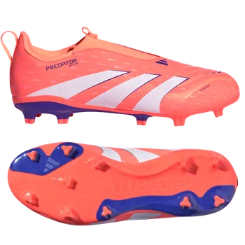 Kopačky Adidas Predator League Laceless FG/MG oranžová/bílá/modrá EUR 33 1/2