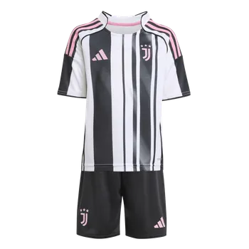 Adidas Juventus FC domácí 2025/2026 černá/bílá/růžová UK Junior XXS