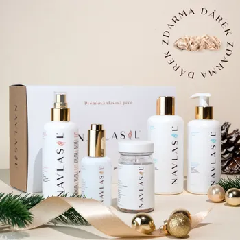 Kosmetická sada Primulus Group Vánoční balení Premium care pro jemné vlasy