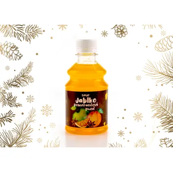 Sirup ZIMNÍ PUNČ S PŘÍCHUTÍ JABLKA A POMERANČE