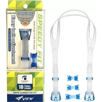 Plavecké brýle Dioptrické plavecké brýle - VIEW - sada s páskem Transparentní / modrá