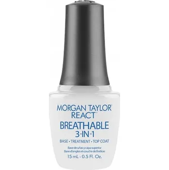Lak na nehty MORGAN TAYLOR React Breathable 3 in 1 15ml