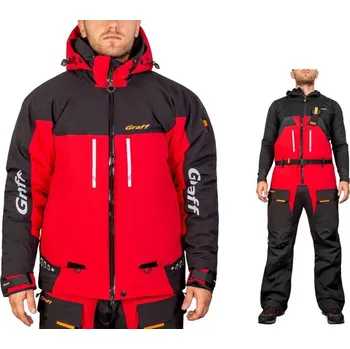 Rybářské oblečení GRAFF Plovoucí oblek Float Guard Pro Set 215-OB-4 Edition 4.0 Red VELIKOST: XXXL/182-188cm