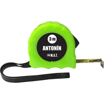 metr svinovací metr se jménem 3m ANTONÍN 16mm 964046