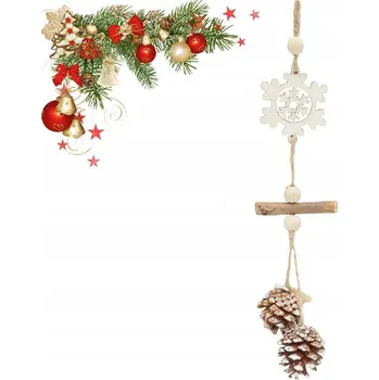 Vánoční dekorace Vánoční ozdoba k zavěšení, velikost 30 cm