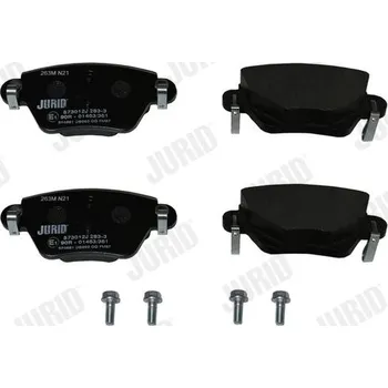 Brzdová destička Sada brzdových destiček, kotoučová brzda JURID 573012J