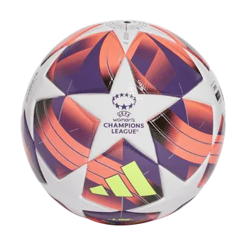 Fotbalový míč Adidas WUCL League 24/25 Group Stage bílá/fialová/růžová UK 4