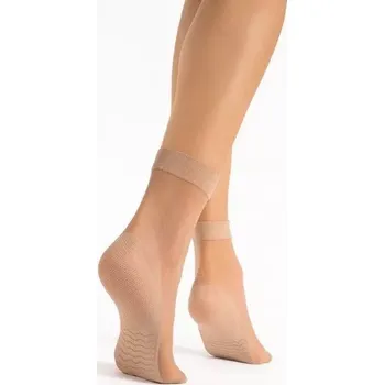Dámská móda Dámské ponožky Massage 40 DEN - tan (opálená pokožka)