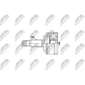 Hřídel nápravy Sada kloubu hnacího hřídele NTY NPZ-RE-065