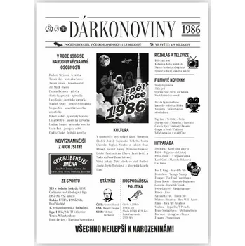 metr Dárkonoviny z roku 1986 originální retro přání