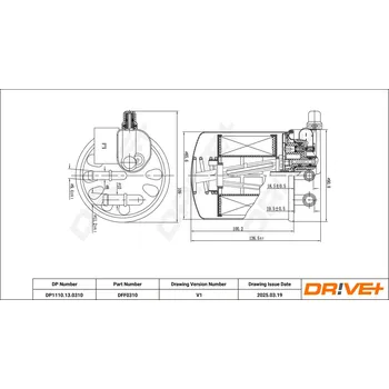Palivový filtr Palivový filtr DRIVE+ DP1110.13.0310