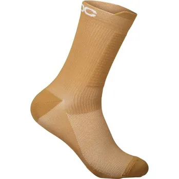 Pánské oblečení ponožky cyklistické POC Lithe MTB Sock Mid Aragonite Brown - L