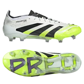 Kopačky Adidas Predator Elite FG bílá/černá/žlutá EUR 43 1/3
