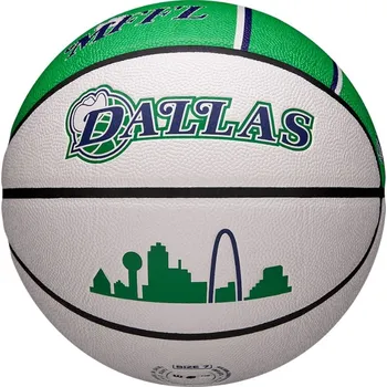 Fotbal Míč Wilson NBA TEAM CITY COLLECTOR BASKETBALL DALLAS MAVERICKS wz4003907xb Velikost 7