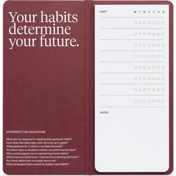 Gadget Karst Habit Tracker Burgundy