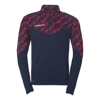 Pánská mikina Uhlsport Progressive 28 1/4 Zip Top tmavě modrá/červená UK XL