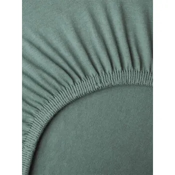 Prostěradlo Jersey prostěradlo Classic 180 × 200 cm - olivová