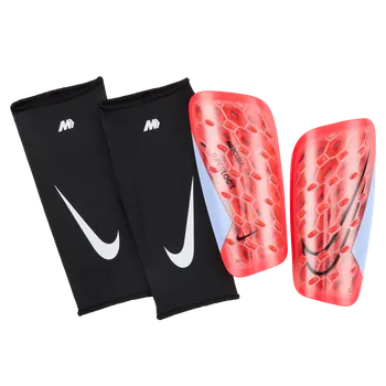 Fotbalový chránič Nike Mercurial Lite SuperLock červená/černá/stříbrná UK L