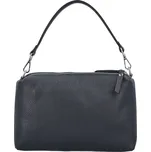 Dámská kožená kabelka na rameno tmavě modrá - Delami Vera Pelle Sussan tmavě modrá
