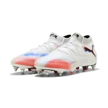 Kopačky Puma FUTURE 8 Ultimate MxSG bílá/červená EUR 44 1/2